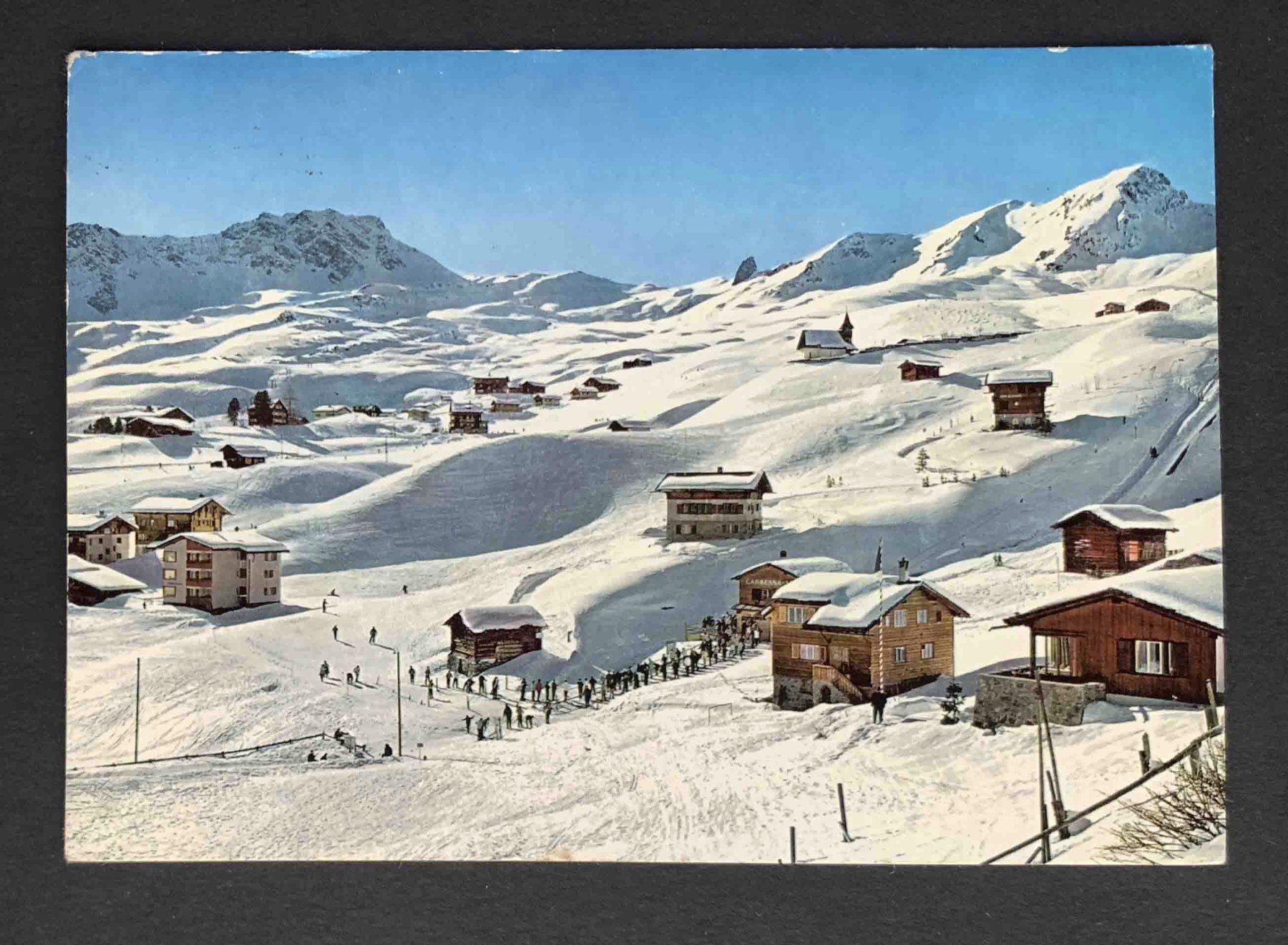 Ansichtskarten: AK Inner Arosa Blick gegen Hörnli – Gebraucht aus Goldau von artelier1