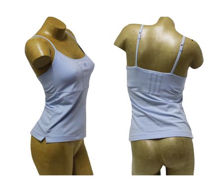 Adidas Damen Top, Fitness, Yoga Pilates /hellblau/Gr.48/XL