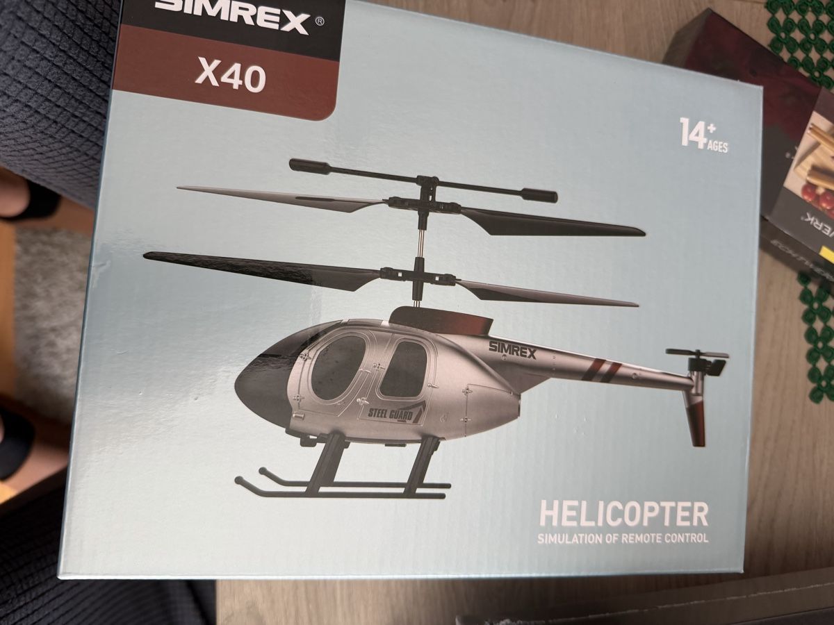 RC Modellbau: SIMREX X40 Hélicoptère radiocommandé, jeu neuf – Neu und originalverpackt aus Lausanne von gio_qwg7