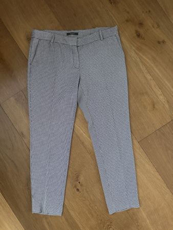 Esprit Hose, schwarz-weiss Muster, Gr. 38, Top Zustand neuw.