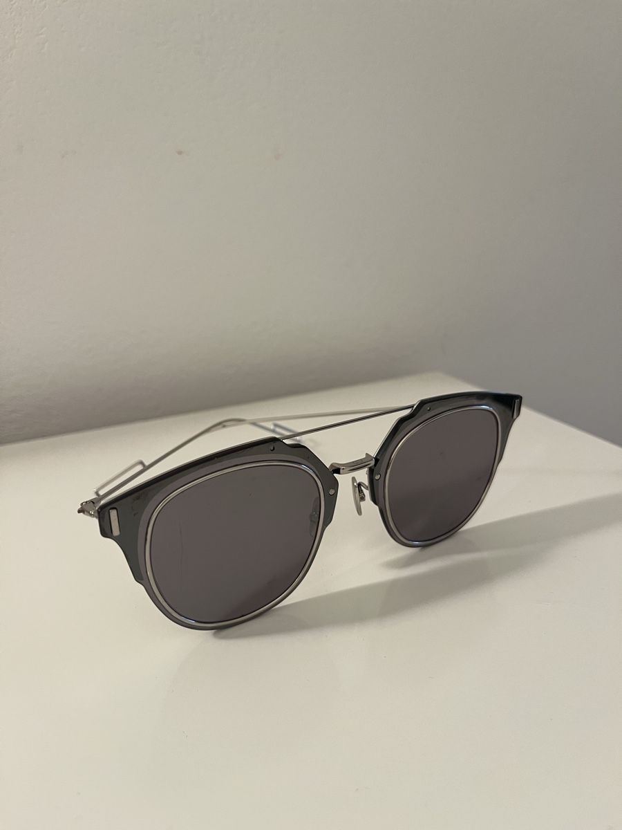 Dior Occhiali & Lenti: Dior Compsoit 1.0 Silver Sonnenbrille – Usato da Zürich venduto da dir_v22v