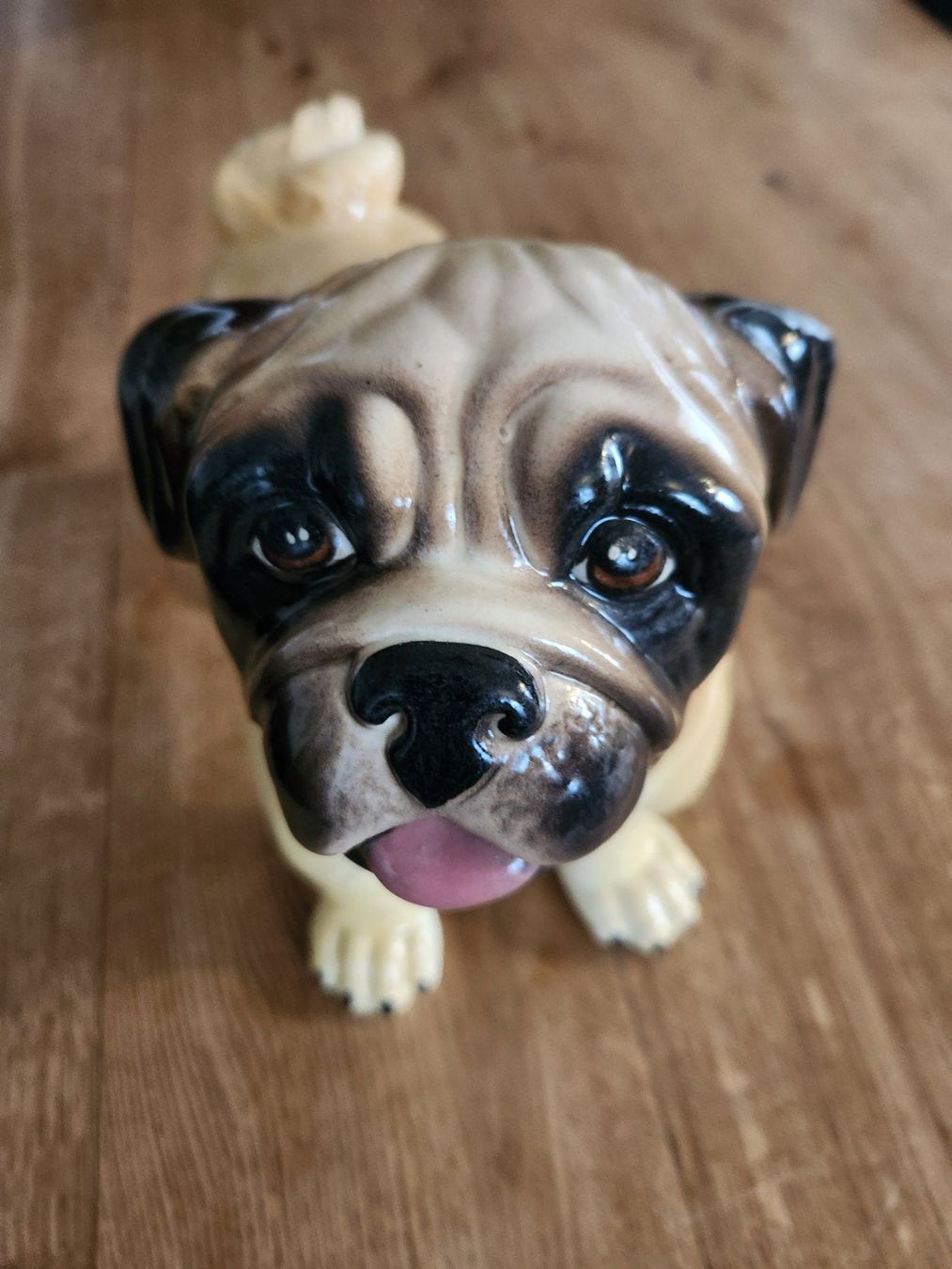 Figuren: Hund / Mops Deko, Vintage – Gebraucht aus Fanas von Rurero03 1