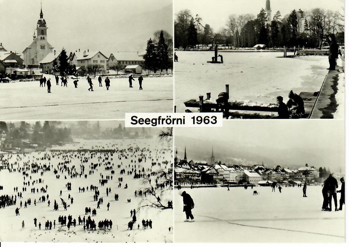 Cartes postales: Zugerseegfrörni 1963 – D'occasion à Hochdorf par Ziegel-16
