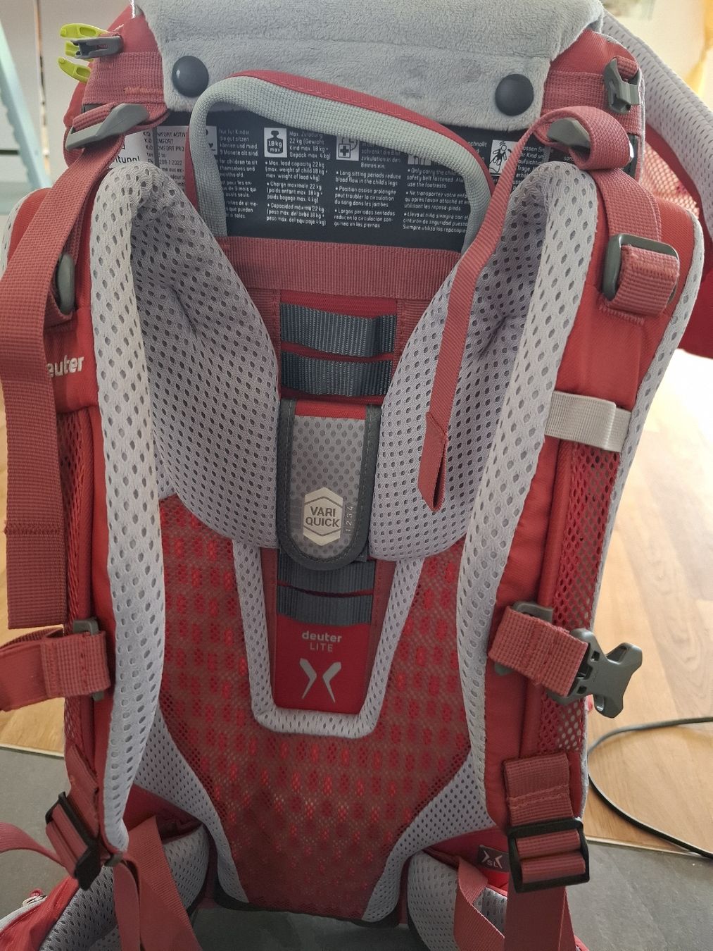 Deuter Marsupi portabebè: Kindertragerucksack Deuter Kid comfort active SL – Usato da Bennwil venduto da romalanzi 5