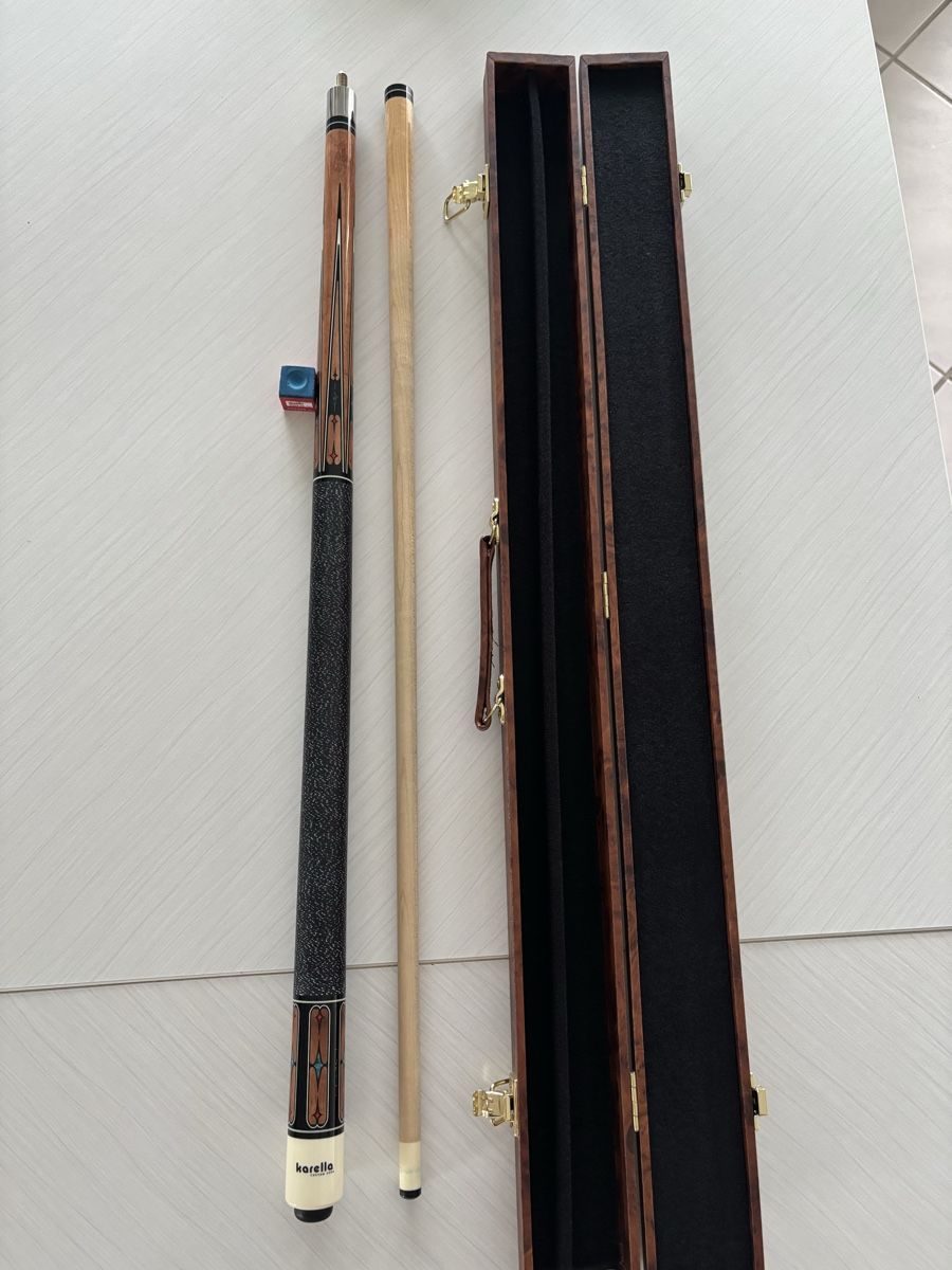 Stecche da biliardo: Karella Custom Cues Billard-Queue 19 oz inkl. Holzkoffer – Usato da Pfyn venduto da dun_ytq5