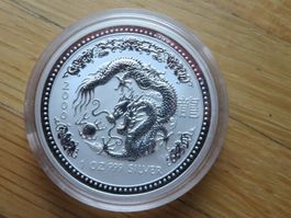Lunar I Serie Münze Drache 2000 / 1Unze Silber