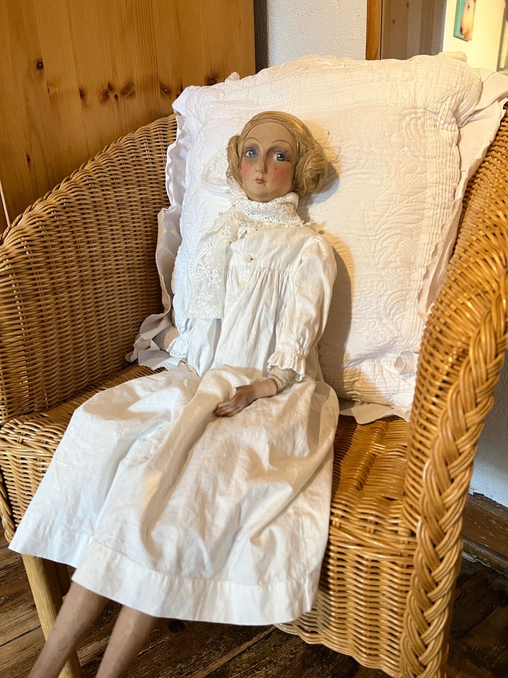 Bambole: Wunderschöne antike Boudoir-Puppe – Usato da Arboldswil venduto da Floehmi66 2
