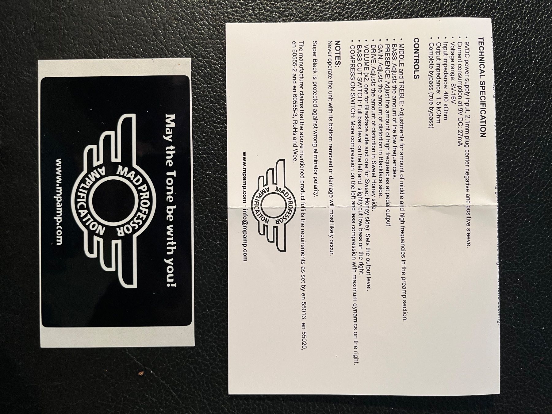 Strumenti musicali: Mad Professor Super Black preamp pedal – Nuovo e nell'imballaggio originale da Zürich venduto da oli_bxr6 4