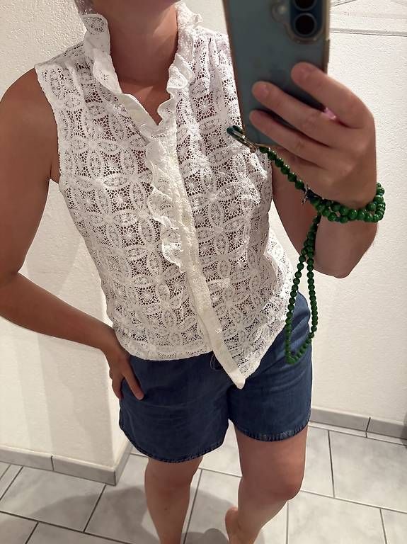 Chemisiers: Sezane Lace Bluse Grösse M – D'occasion à Unterägeri par mar_96hk