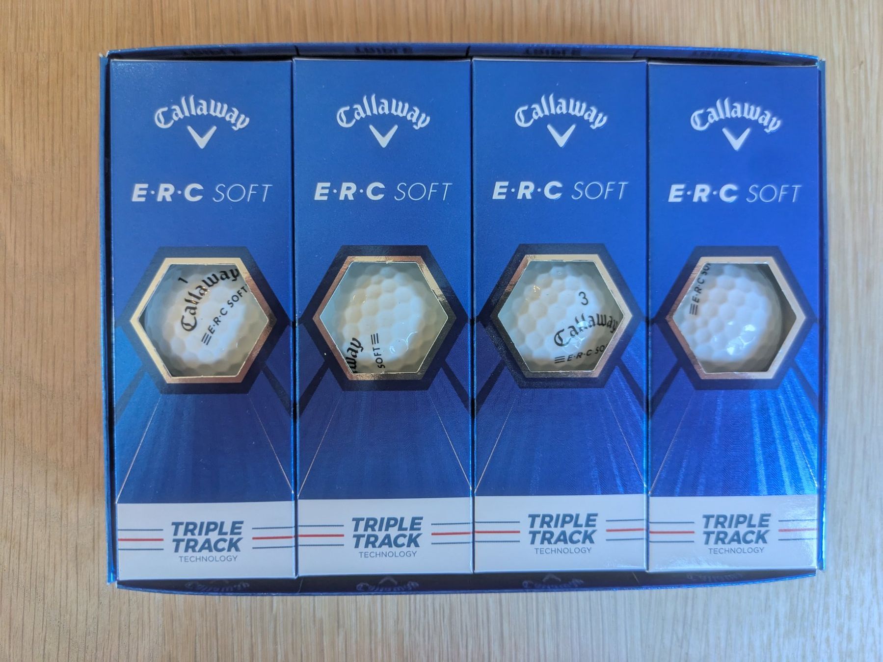 Callaway Palloni: Callaway ERC Soft (Triple Track) – Nuovo e nell'imballaggio originale da Granges-Marnand venduto da abi_rtx8 2