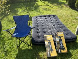 Festival-Set: Luftmatratze & Campingstuhl für Open Air