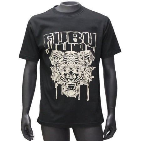 Fubu Herren T-Shirts Baumwolle schwarz/Gr.M
