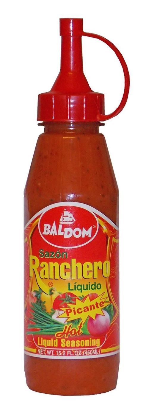 Cibi & Specialità: Baldom Sazon Ranchero Liquido picante – Nuovo e nell'imballaggio originale da Horn venduto da lookatitgood 1