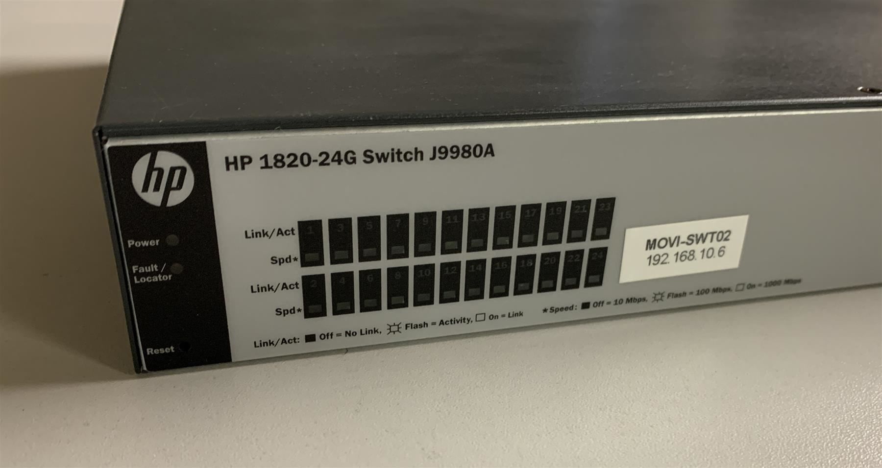 Hewlett Packard Hubs & Switches: Switch HP 1820-24G J9980A – Gebraucht aus St. Gallen von moving_st.gallen 6