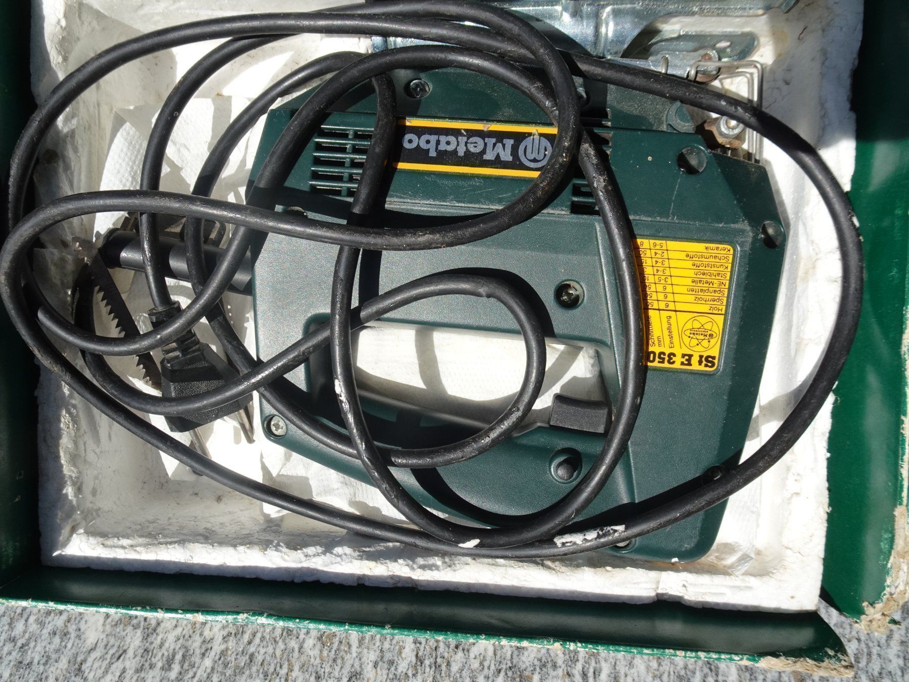 Metabo Seghe: METABO DYNAMIC WALTER ELECTRONIC St E  350, gebraucht top – Usato da Eschenbach SG venduto da eDaisy 2