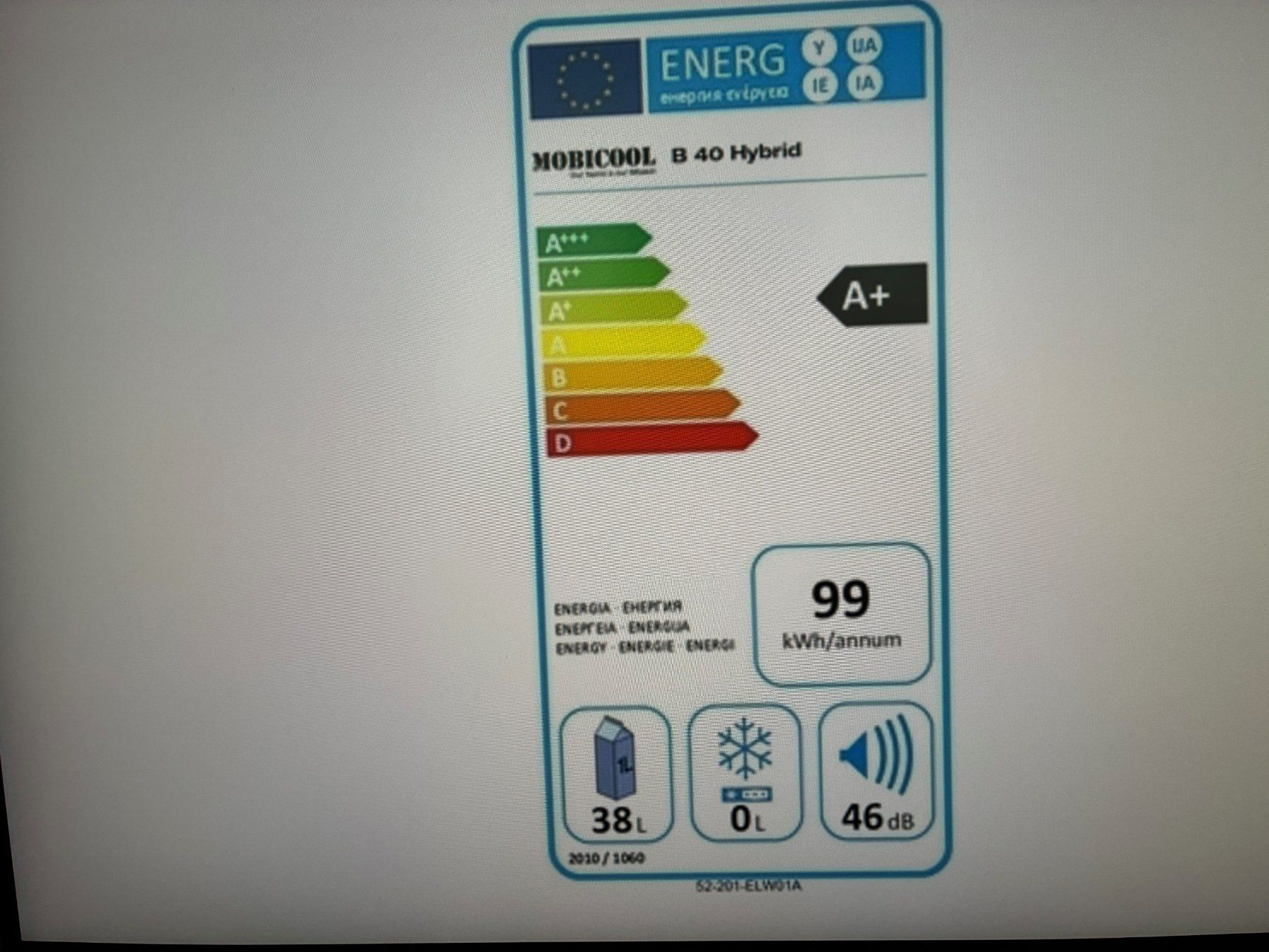 Mobicool Frigoriferi & Refrigeratori: Mobicool MB40 Hybrid-Kühlbox 12V/230V – Usato da Sursee venduto da Desertman27 6