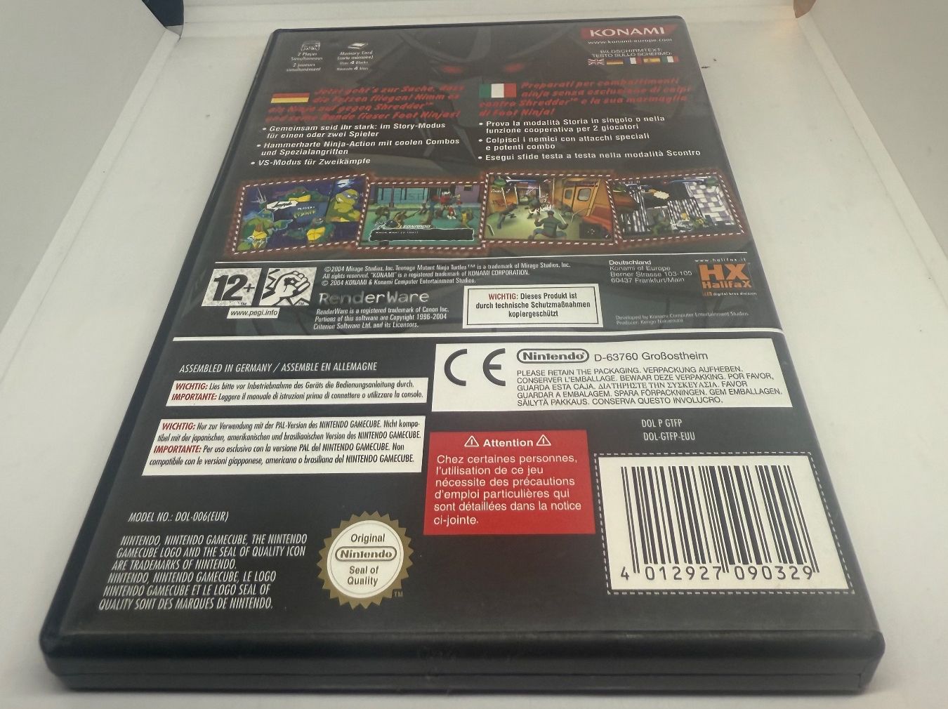 Nintendo Giochi: Teenage Mutant Ninja Turtles GameCube – Usato da Dietlikon venduto da NESFEVER 1