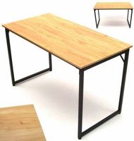 57057 - Schreibtisch 120x60cm Schwarz/Walnussfarbig