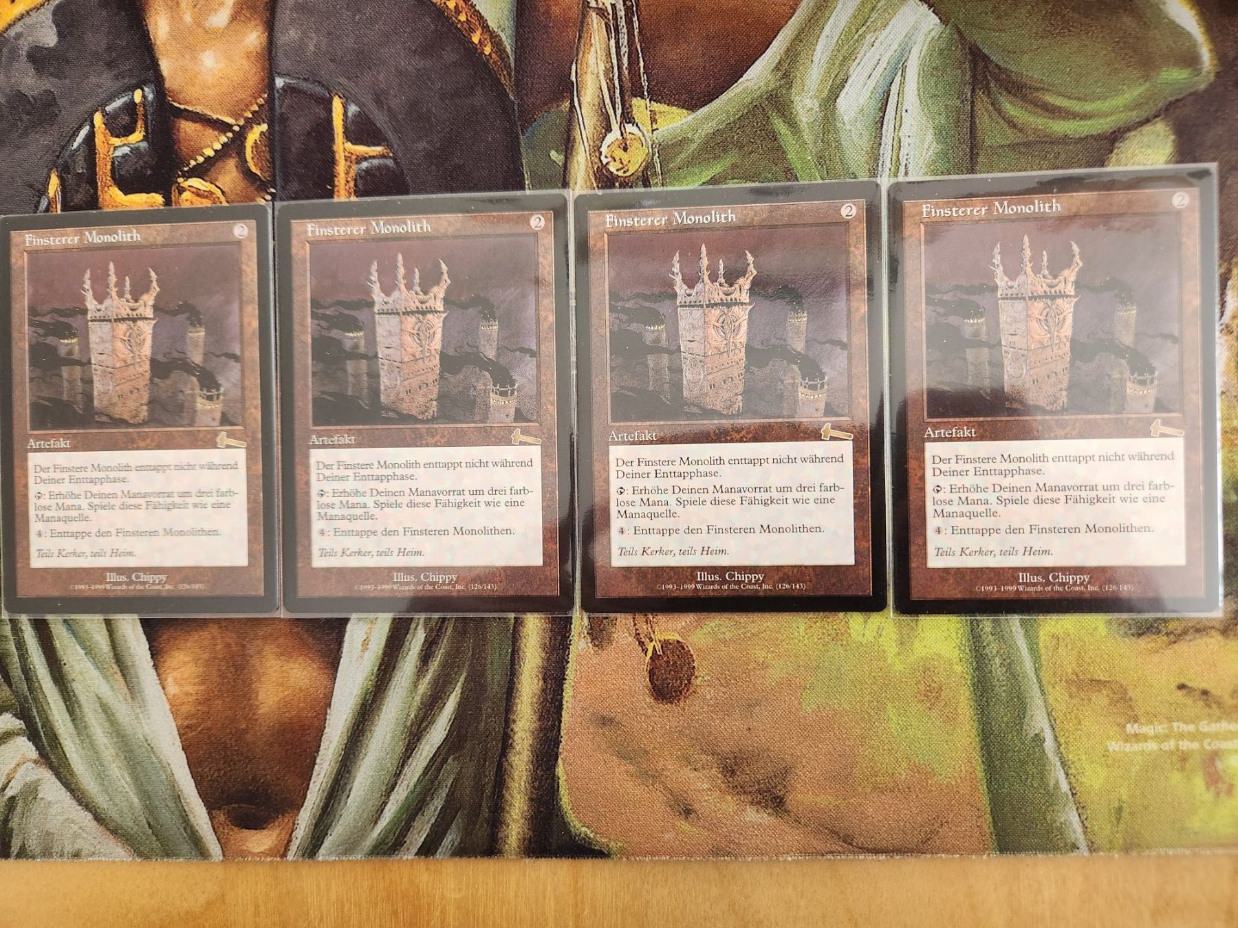 Magic The Gathering Carte collezionabili: MTG 4x Grim Monolith Deutsch – Usato da Bütschwil venduto da Osomo 1
