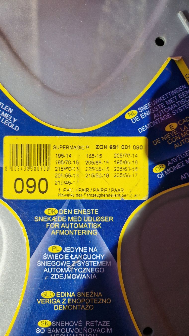 König Schneeketten: chaîne à neige  – Neu und originalverpackt aus Pomy von Pike1000 2