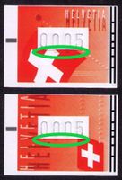ATM 20+21_SBK 19+20__Schwarze STRICHE unter WERTZIFFERN ! **