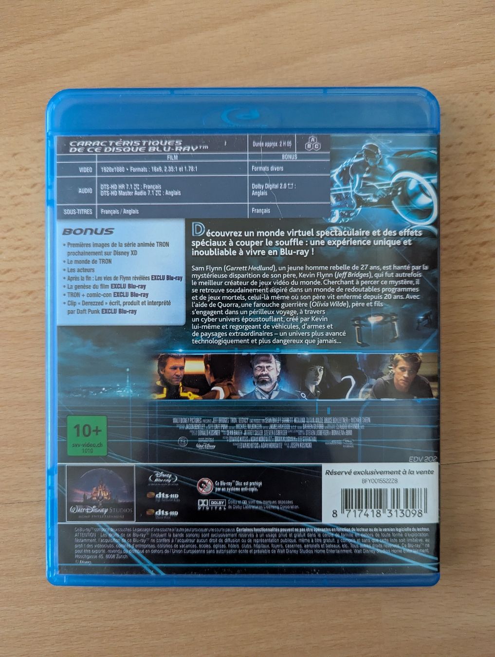 Alle DVDs: BLURAY - TRON : L'HERITAGE - DISNEY – Gebraucht aus Biel/Bienne von Soupape50 1
