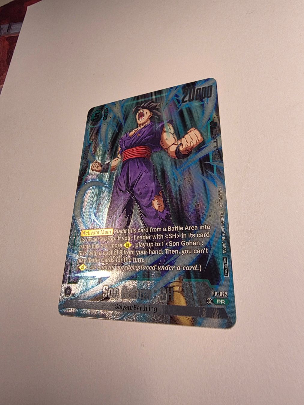 Bandai Carte collezionabili: Dragon Ball Super - Son Gohan:SH - FP-072 FOIL – Nuovo (secondo la descrizione) da Mörigen venduto da Gadgeteer 1