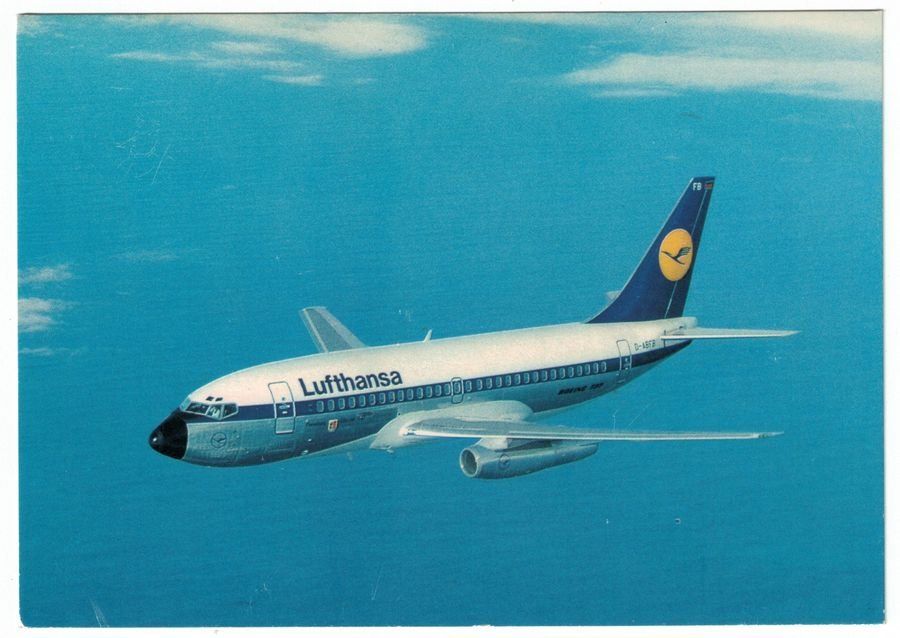 Cartoline postali: Boeing 737 City Jet Lufthansa – Usato da Frauenfeld venduto da POML