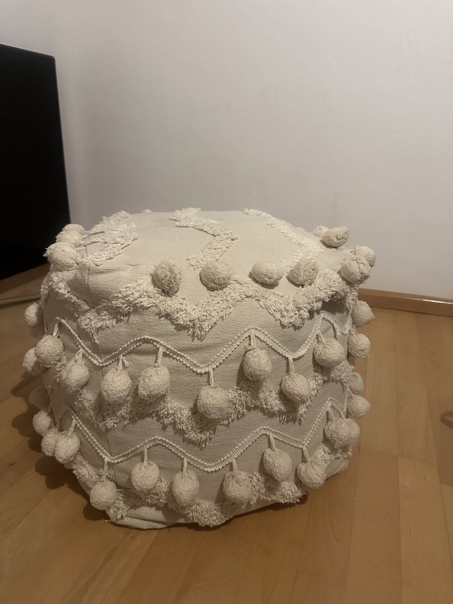 Tabourets: Wunderschöner Boho-Pouf / Sitzpuff – D'occasion à Liestal par esr_9y9c 1
