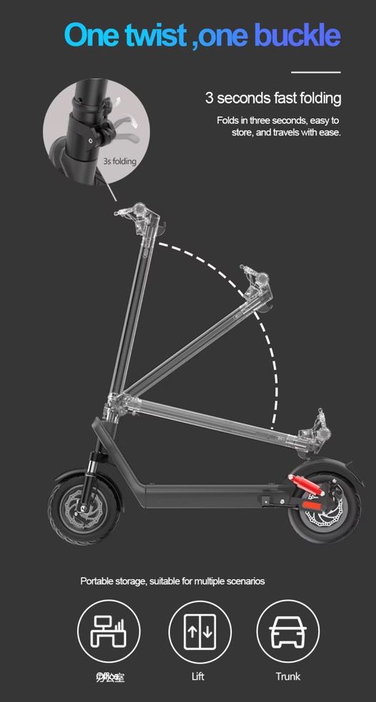 Kickboard: Trottinette électrique X9B neuve 500W – Neu und originalverpackt aus Forel (Lavaux) von Troots 4