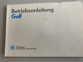 VW Golf Betriebsanleitung (1989)