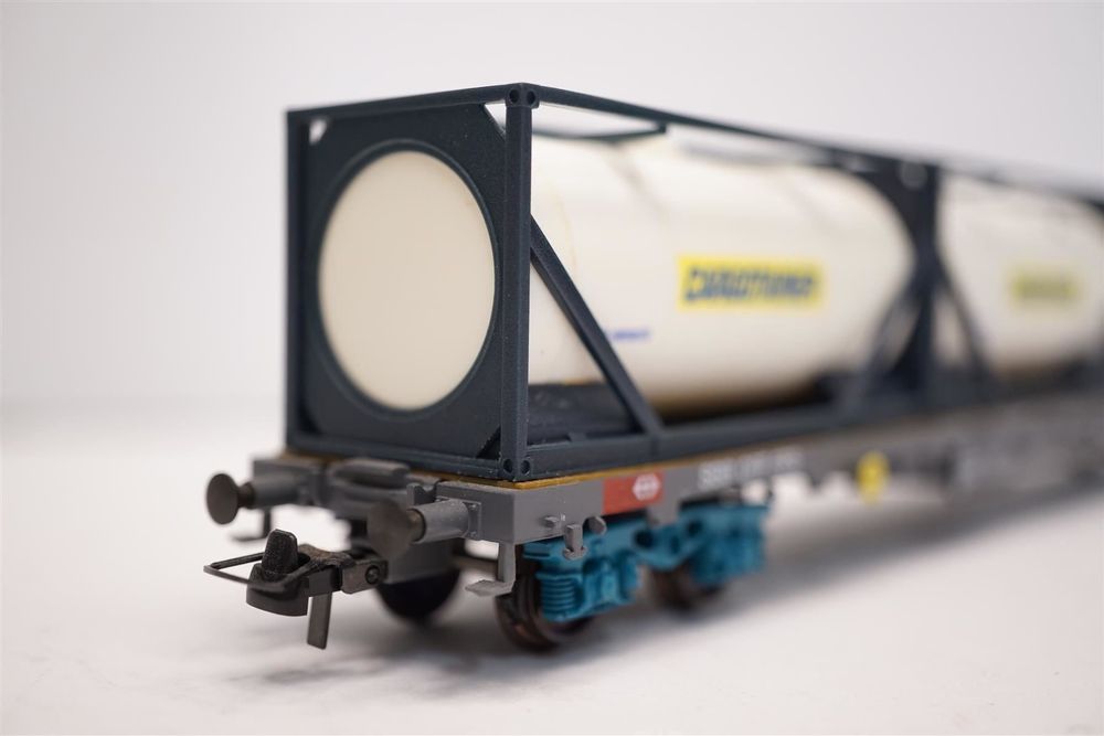Wagon Porte-conteneurs HAG Cargotainer 397 243 - Échelle HO - Neuf