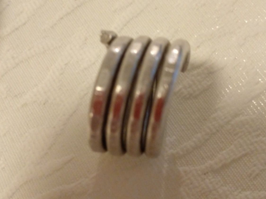 Anelli: Designer ALU Damen Spiral Ring Gr.M /ca. 18 – Usato da Münchenbuchsee venduto da babilibern 3