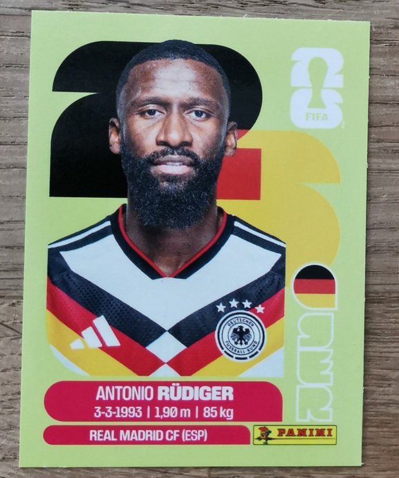 Antonio Rüdiger GER 6 Panini FIFA World Cup 2026 ⚽🏆 (Neu (gemäss ...