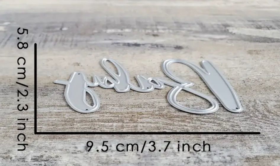 Schablonen: Schriftzug - Baby  - Stanzschablone – Neu und originalverpackt aus Frenkendorf von jazzplatten 1