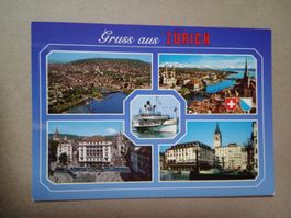 Ak Zürich mehrbildrig ältere Edition