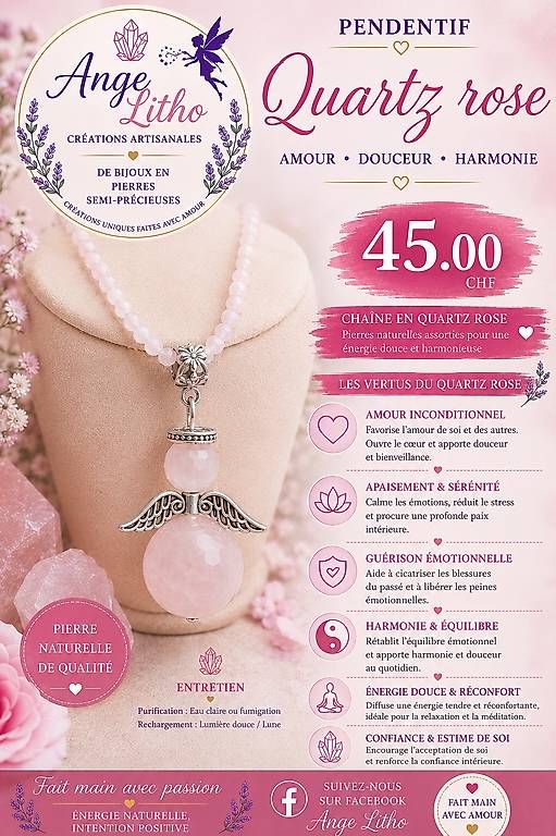 Anhänger: Pendentif en pierres semi-précieuses  – Gebraucht aus Mase von pjc71 4