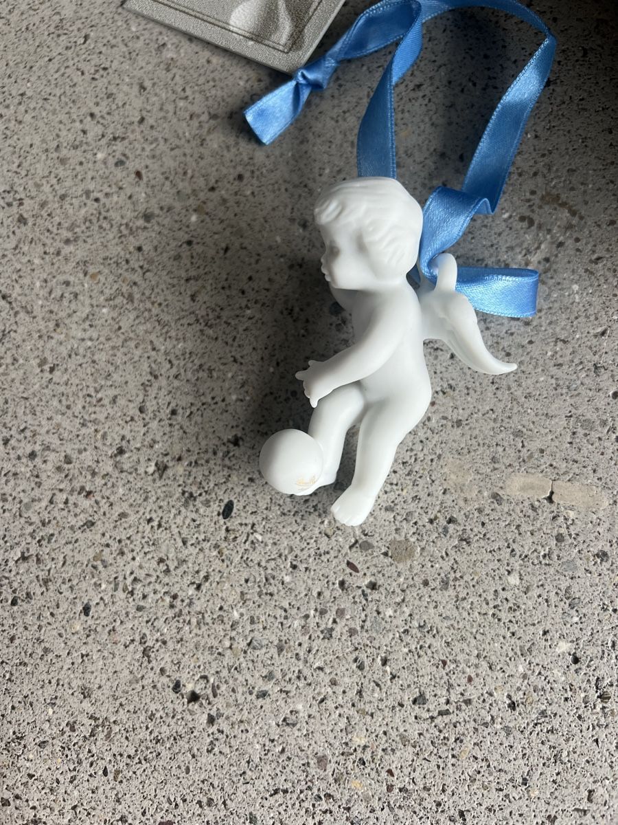 Rosenthal Figuren: Rosenthal Schutzengel Fussball – Neu und originalverpackt aus Richterswil von Solemare47Nicole 2