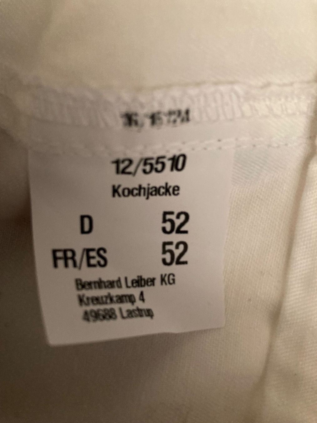 Kostüme: Kostüm Koch mit Larve – Neu (gemäss Beschreibung) aus Biel-Benken BL von ere_7gwg 3