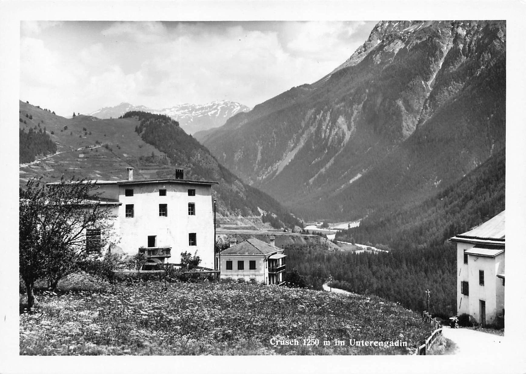 Cartoline postali: Crusch im unterengadin G Sent – Usato da Biasca venduto da Blenio71