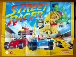 SNES:  Street Racer, CIB/complet + Poster ! Très Bon état.
