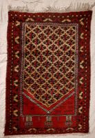 Handgeknüpfter Afghan-Teppich 83x133