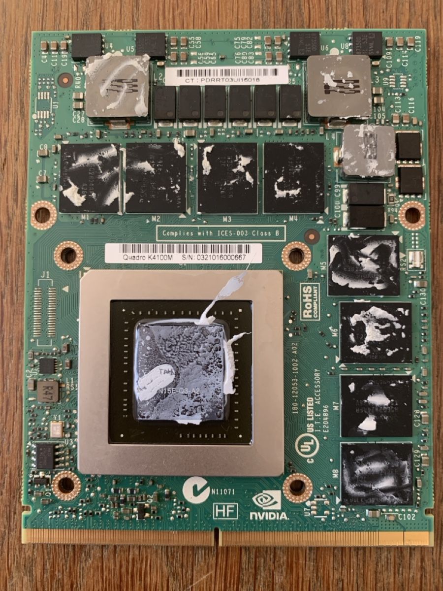 Nvidia Schede grafiche: Nvidia Quadro K4100M 4GB DDR5 – Nuovo (secondo la descrizione) da Chardonne venduto da 245308
