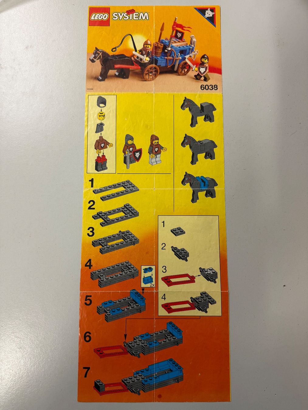 Lego Kit di costruzioni: LEGO Castle Ritter 6038 Wolfpack Renegades – Usato da Burgdorf venduto da Pistar 3