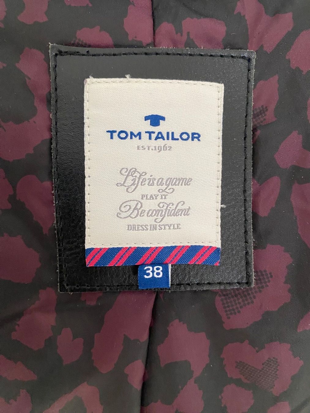 Tom Tailor Giacche: Teillederjacke von Tom Tailer Gr 38 – Usato da Oberhasli venduto da lufl01 4