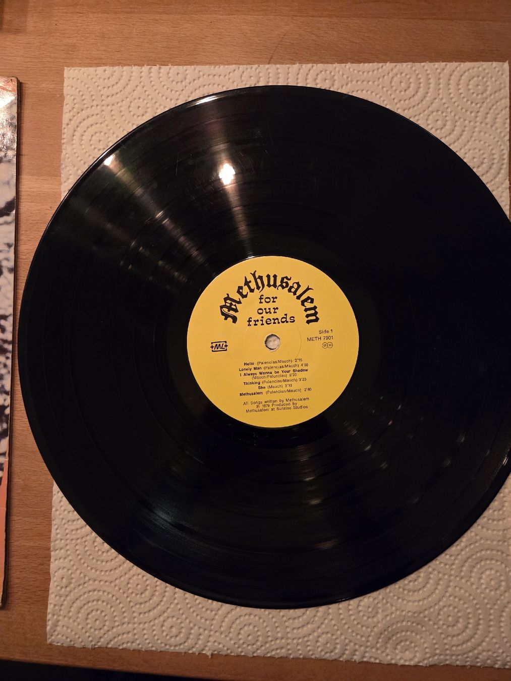 Dischi in vinile: METHUSALEM for our friends 1979 – Usato da Strengelbach venduto da Kilibilli 1