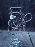 Weihnachtsdeko: Schneemann und Lichterkette und Sterne ⭐
