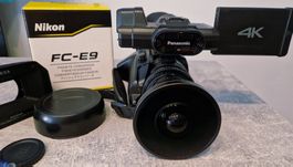 Panasonic HCX1000 4K & FISHEYE NIKON FC-E9 NEW