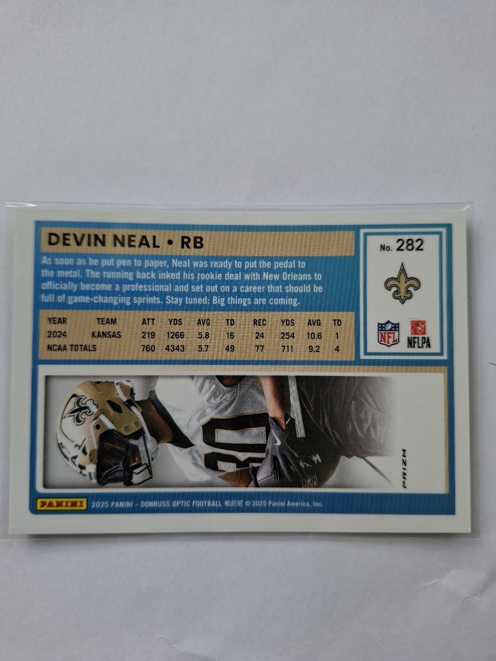 Panini Carte collezionabili: Panini Donruss Optic Devin Neal #282 Purple Parallel – Nuovo (secondo la descrizione) da Uznach venduto da Dennis.kuster 1