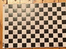 Bodenbelag schwarz weiss Marmor in Relief A3 England